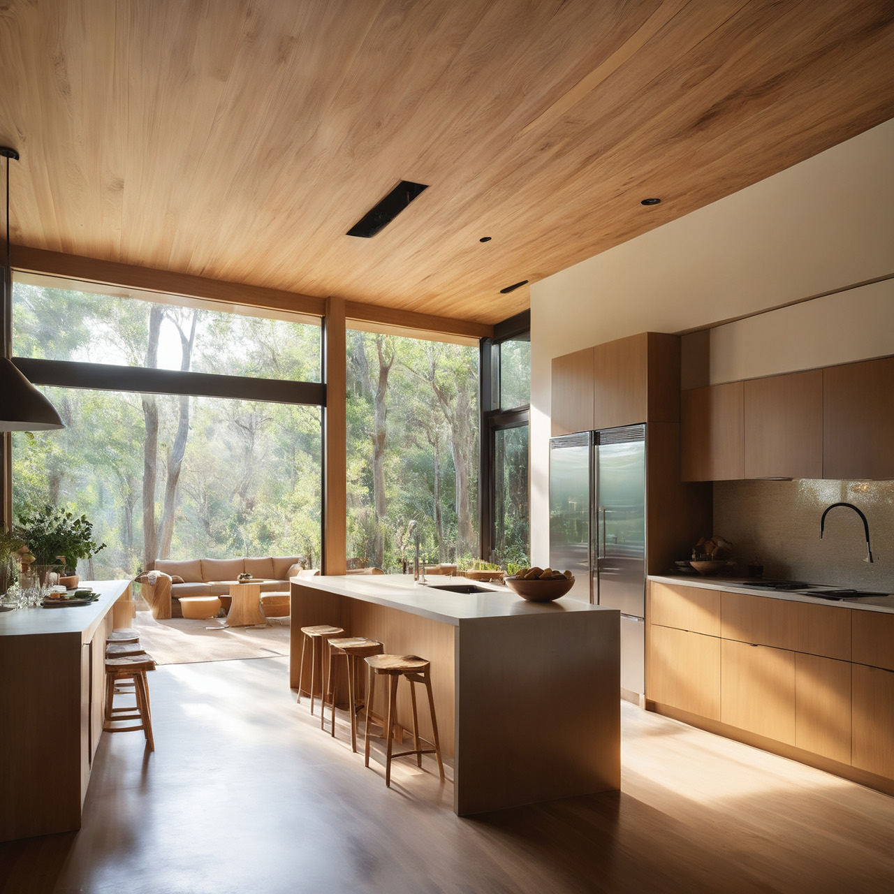 Forest House kitchen