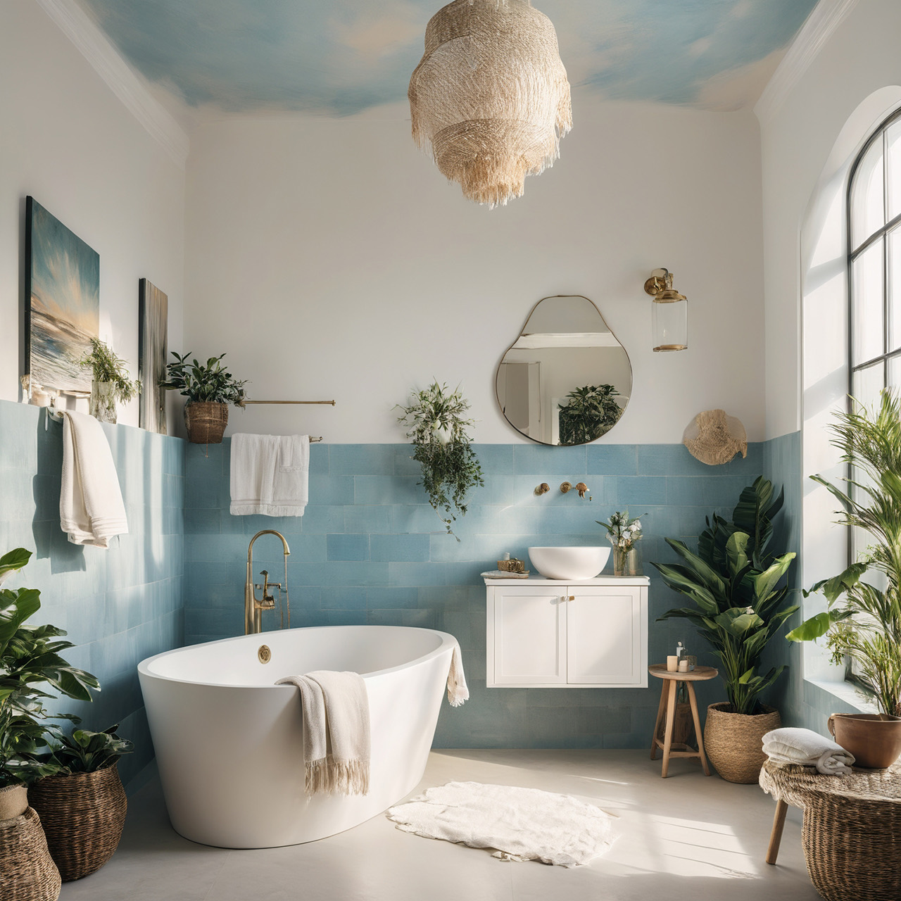 Beach House bathroom