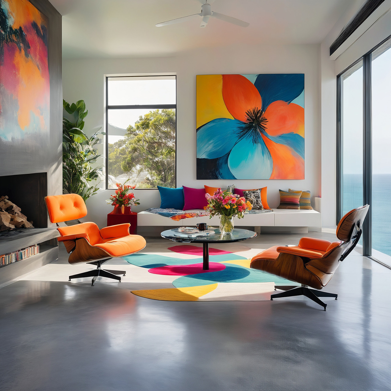 A thoughtfully furnished Sky House interior